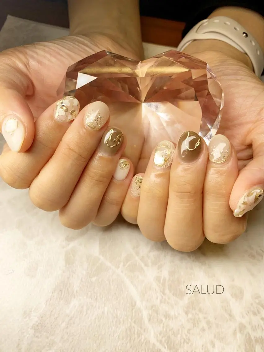 ネイル ハンドネイル Nail Salon SALUDのネイルデザイン