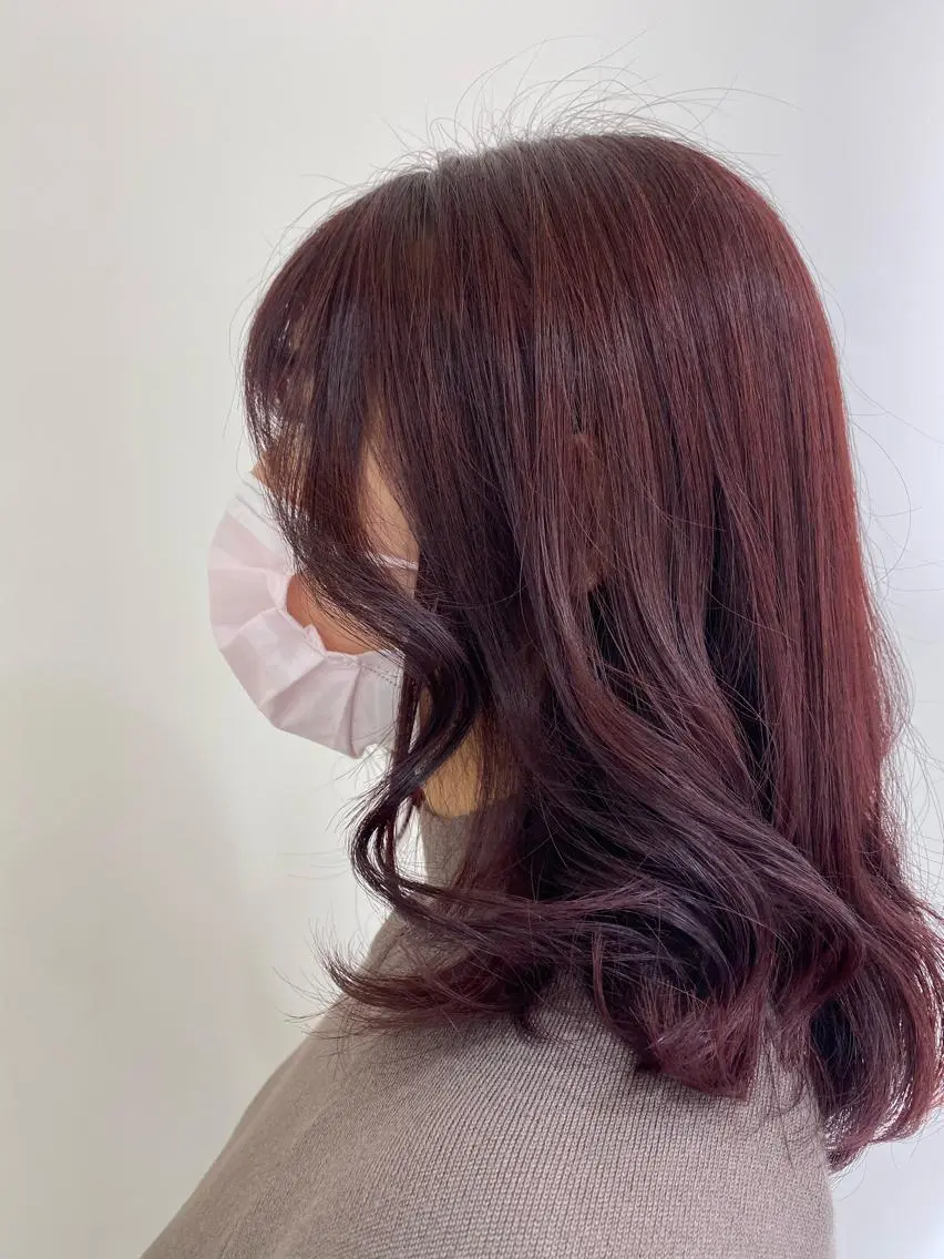 ミディアム カラー 銀座メンズ専門🖤 叶奈々のヘアスタイル