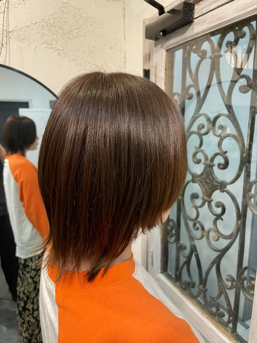 ショート ボブ 顔周りカット レイヤーカット ウルフカット カット トリートメント 🔆髪質改善 透明感 カラー🔆佐々木貴仁のヘアスタイル