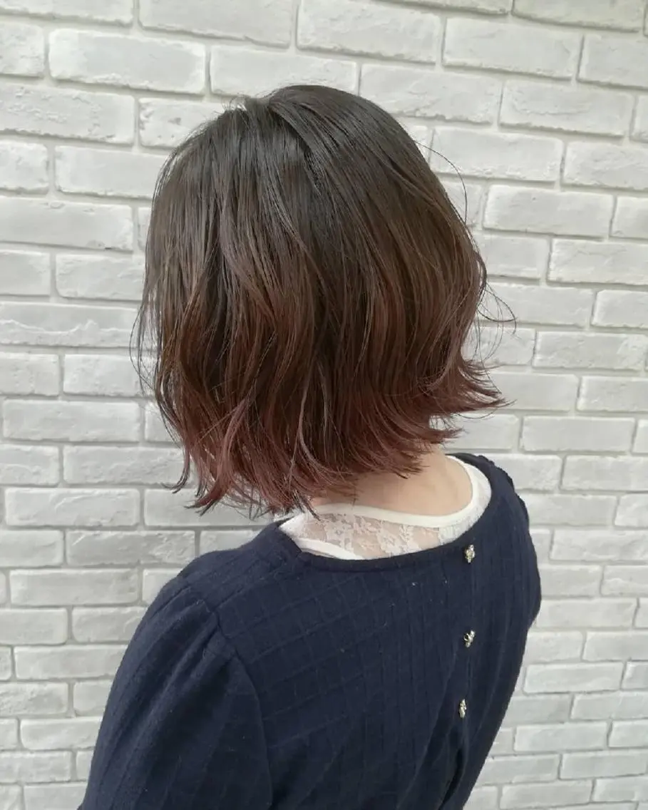 ミディアム カラー カット ヘアカラー トリートメント 井谷 圭吾【天理】のヘアスタイル