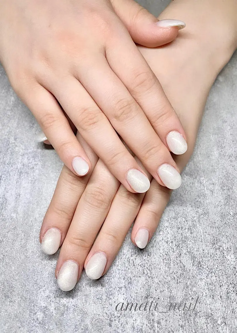 ネイル 入学式 フットネイル ジェルネイル グラデーション マグネットネイル amati_nail TAKAKOのネイルデザイン