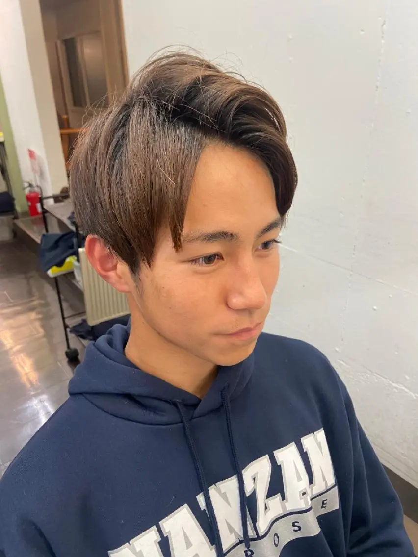 カラー メンズ 久木原 ゆりのヘアスタイル