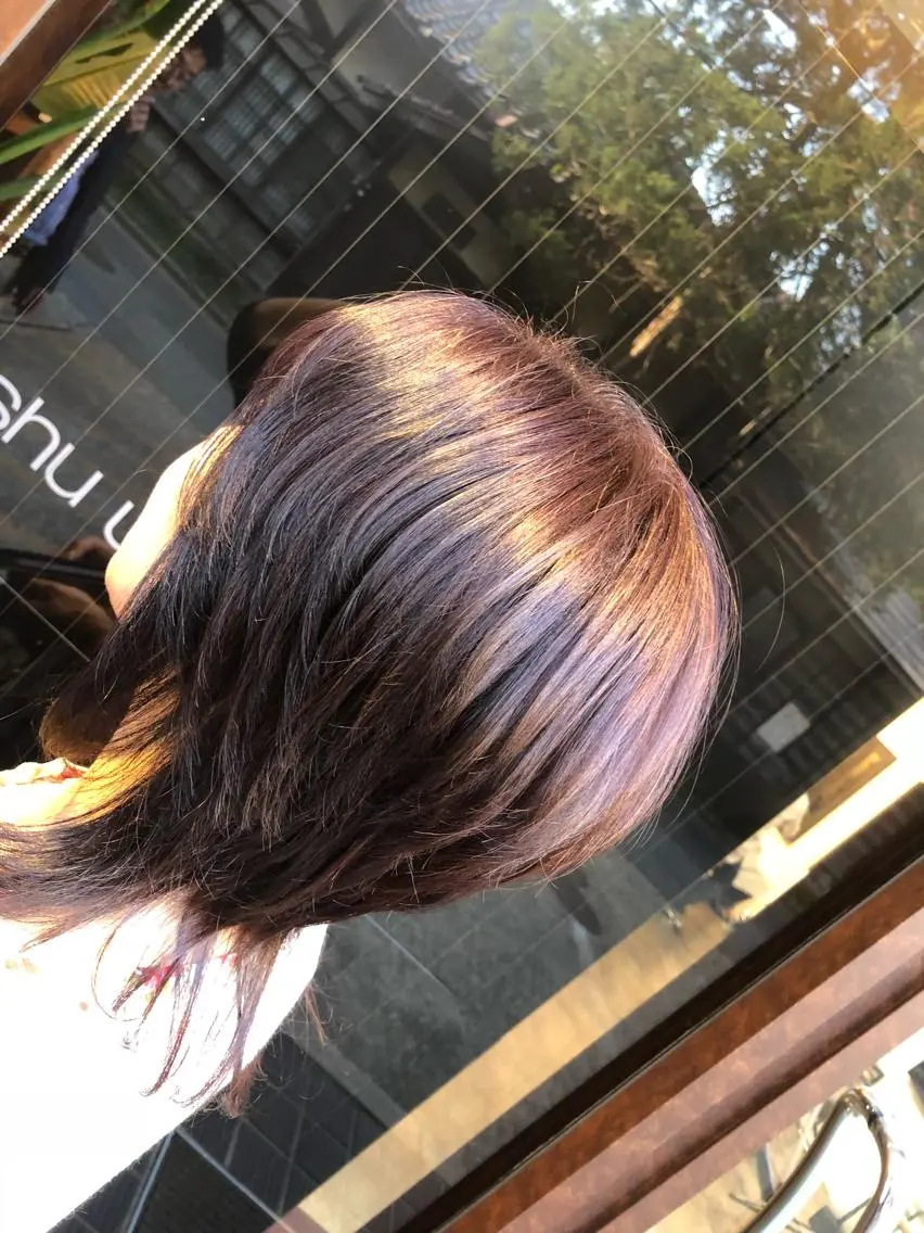 ミディアム カラー コレットヘアー 田中アヤノのヘアスタイル