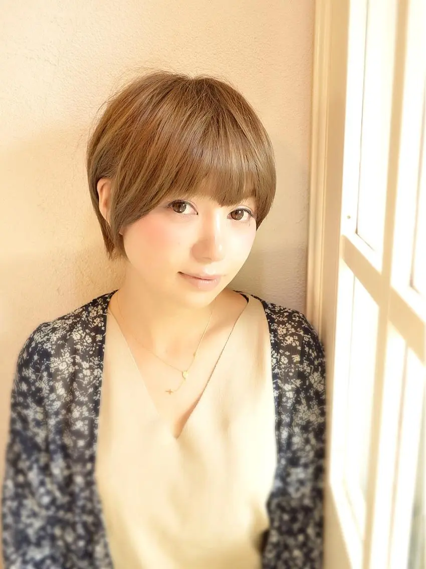 ショート カラー 小顔ショート✁ ⁂Yukari⁂のヘアスタイル
