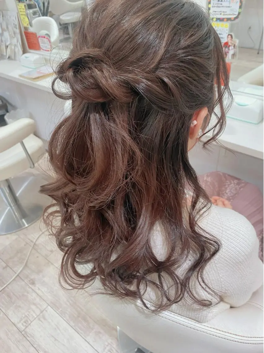 ロング ヘアアレンジ 大阪/ヘアアレンジ /似合わせset💐のヘアスタイル