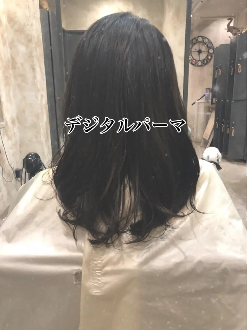セミロング パーマ 美容室ARKS 黒田杏奈のヘアスタイル