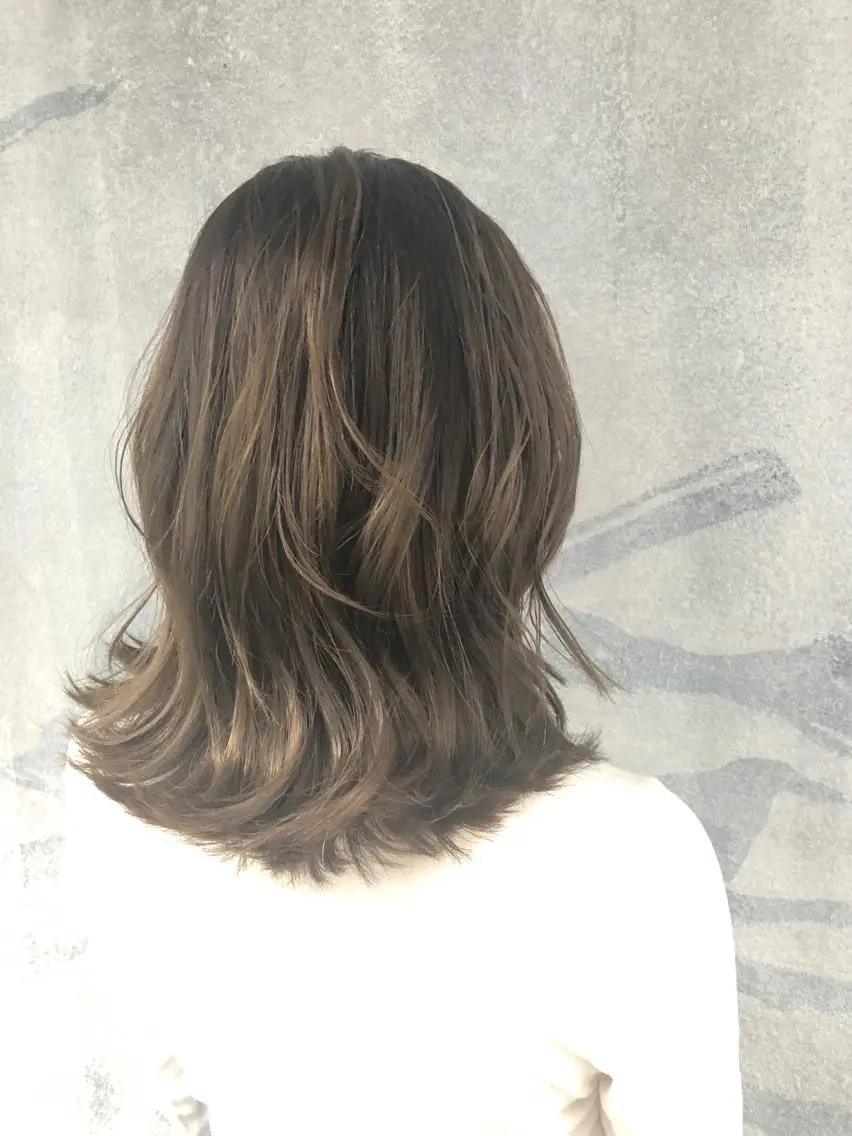 ミディアム カラー 南部 康太のヘアスタイル