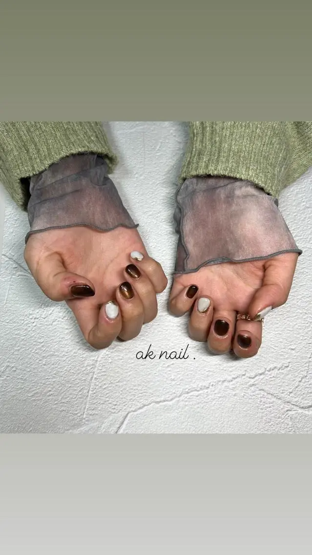ネイル ハンドネイル ak nail .のネイルデザイン