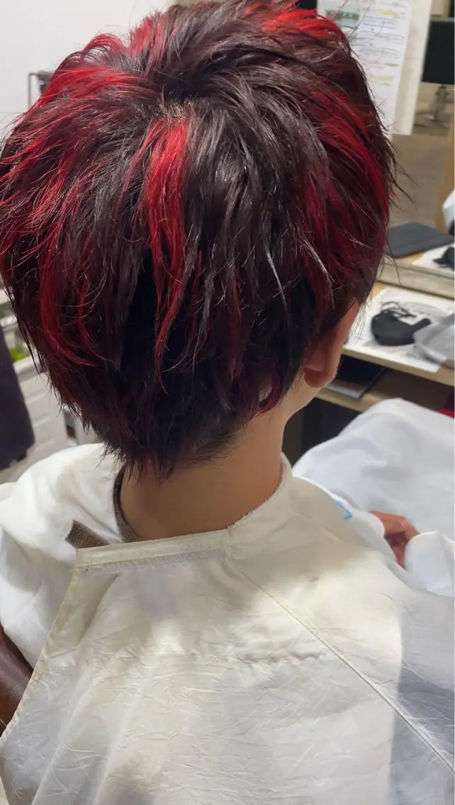 メンズ 縮毛矯正 松崎祥のヘアスタイル