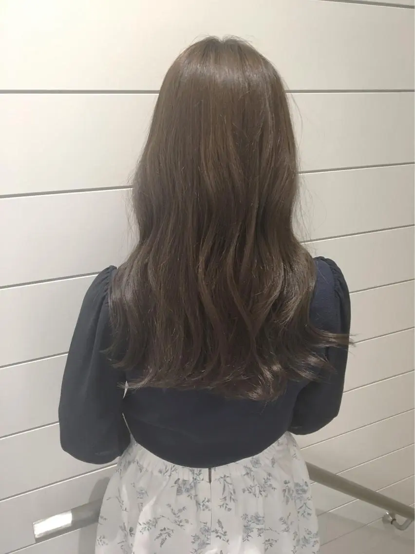 ロング カラー アッシュ ミント 🍊新宿南口🍊 ERINAのヘアスタイル