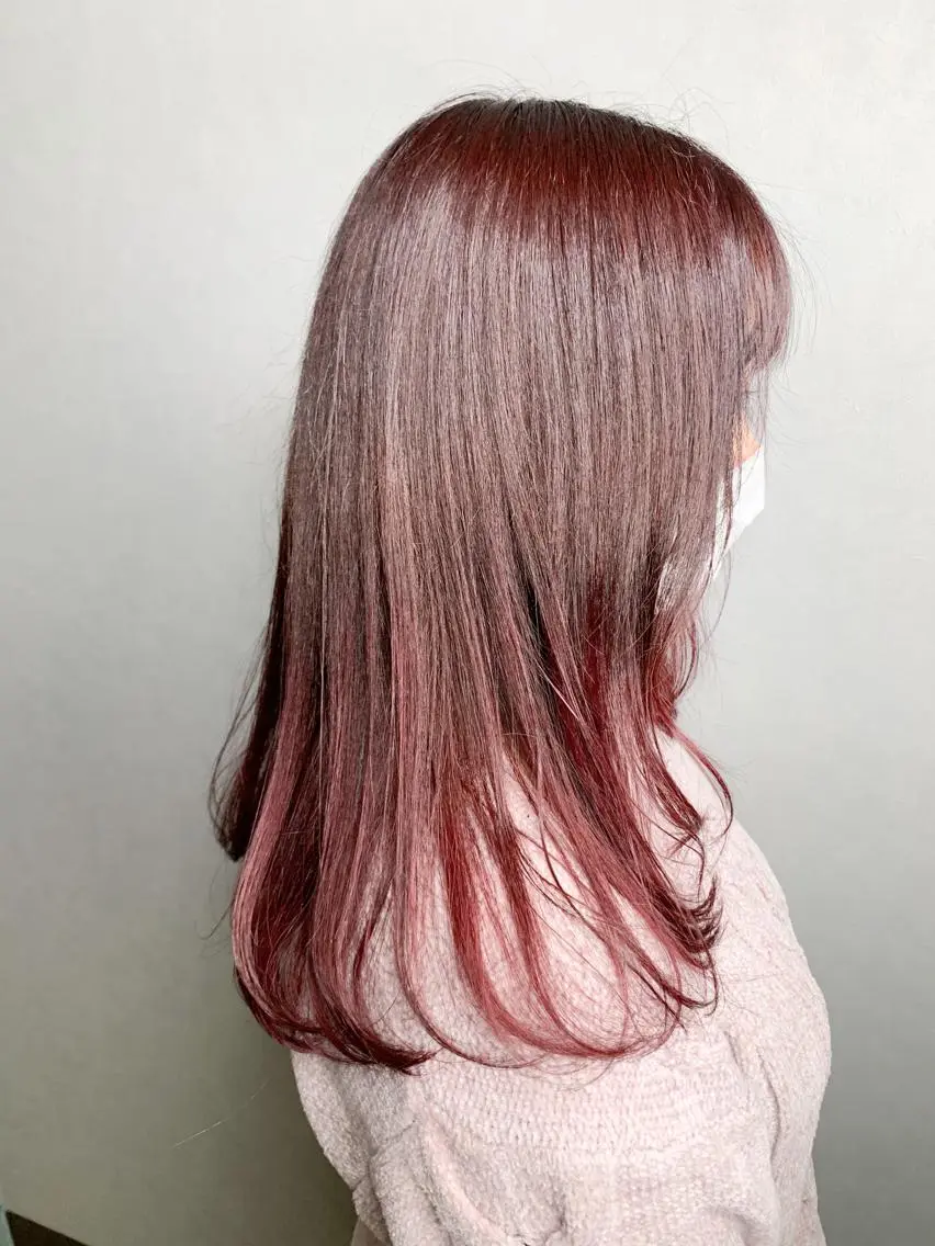 セミロング カラー グラデーションカラー ヘアカラー 🌈 DAIKI 🌈のヘアスタイル