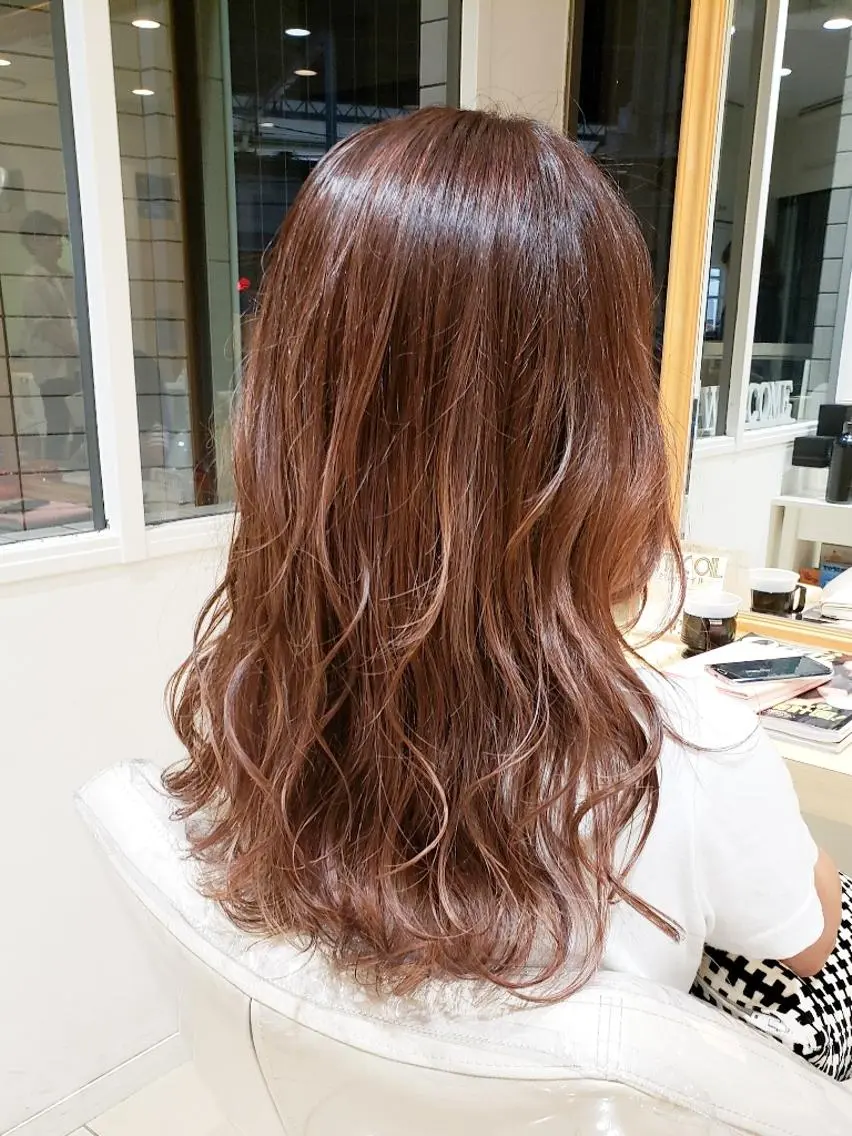 セミロング パーマ カット パーマ トリートメント 美髪⭐︎髪質改善 井上　康司のヘアスタイル