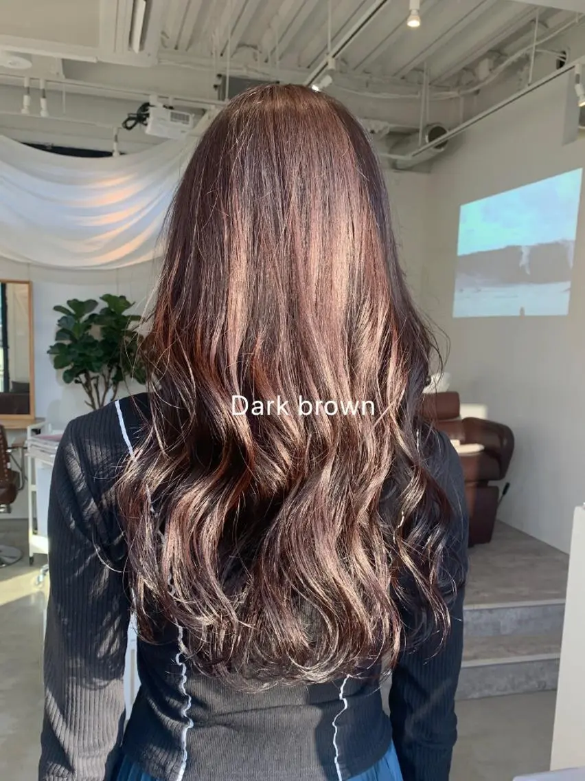 カラー ブラウンカラー ダークブラウン カット ヘアカラー トリートメント 山本 晶大のヘアスタイル