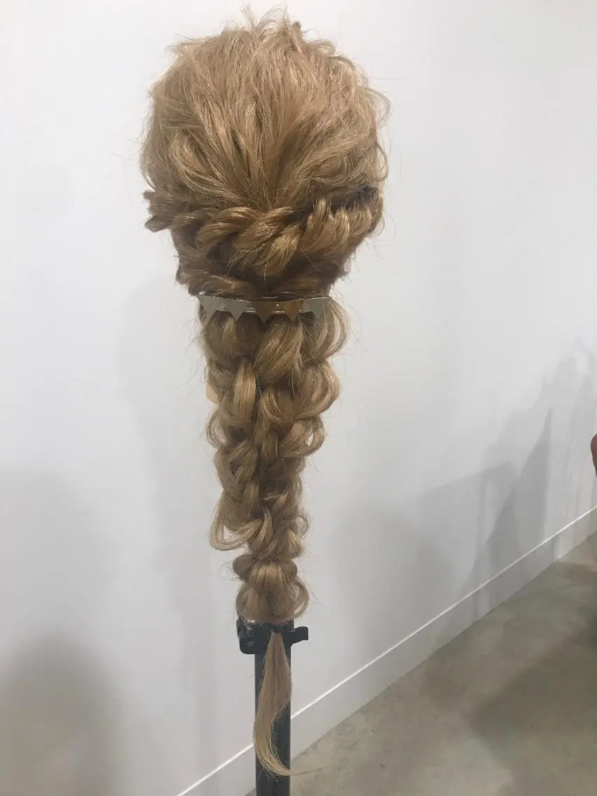 ロング ヘアアレンジ 暖色カラー🍊 ボブ🌿顔周りcutのヘアスタイル