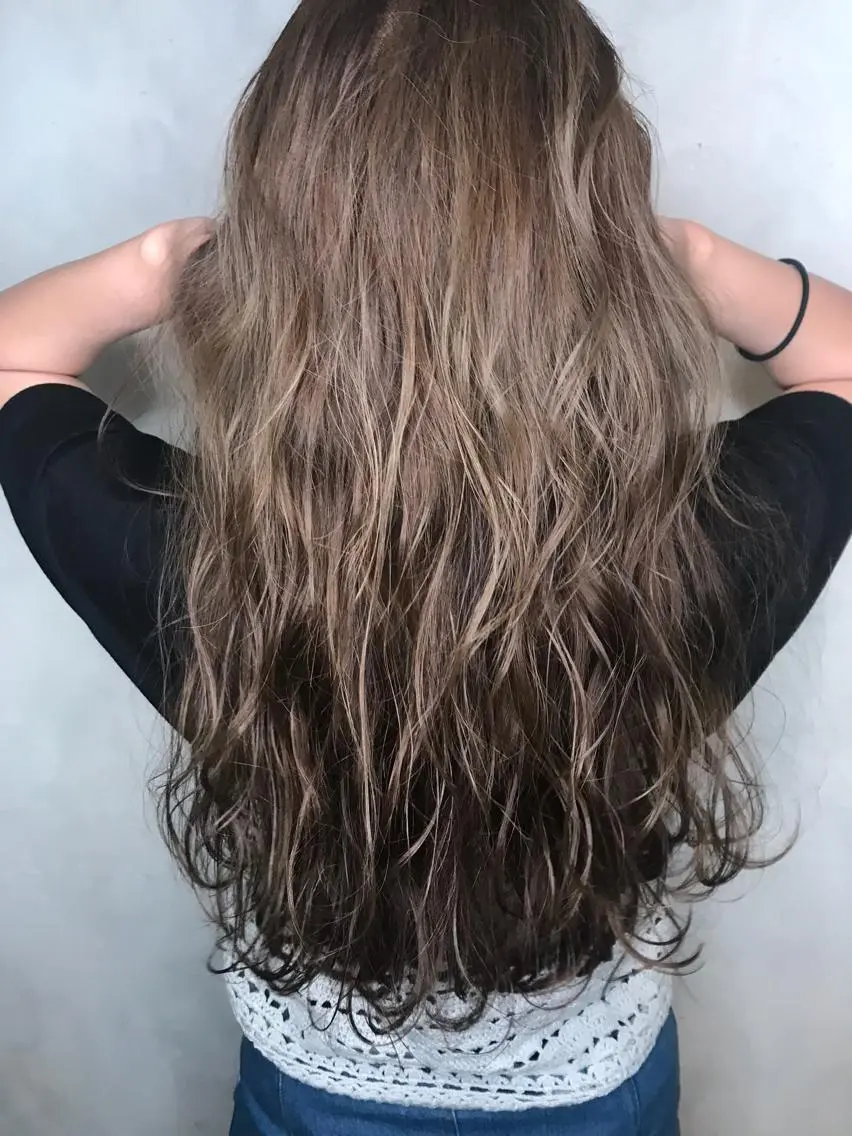 ロング カラー 沖縄東京2拠点美容師 mamicoのヘアスタイル