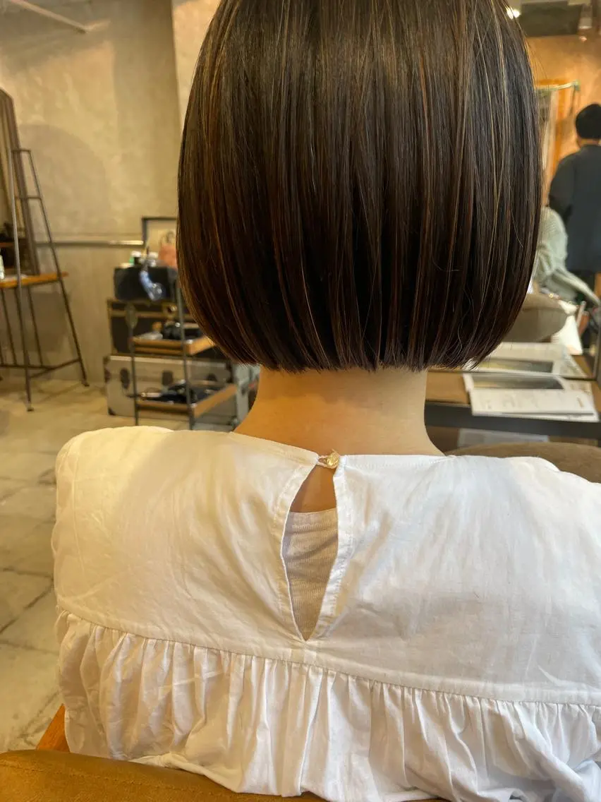 ショート ボブ カット ayane⭐️ボブ・ ショート・パーマのヘアスタイル
