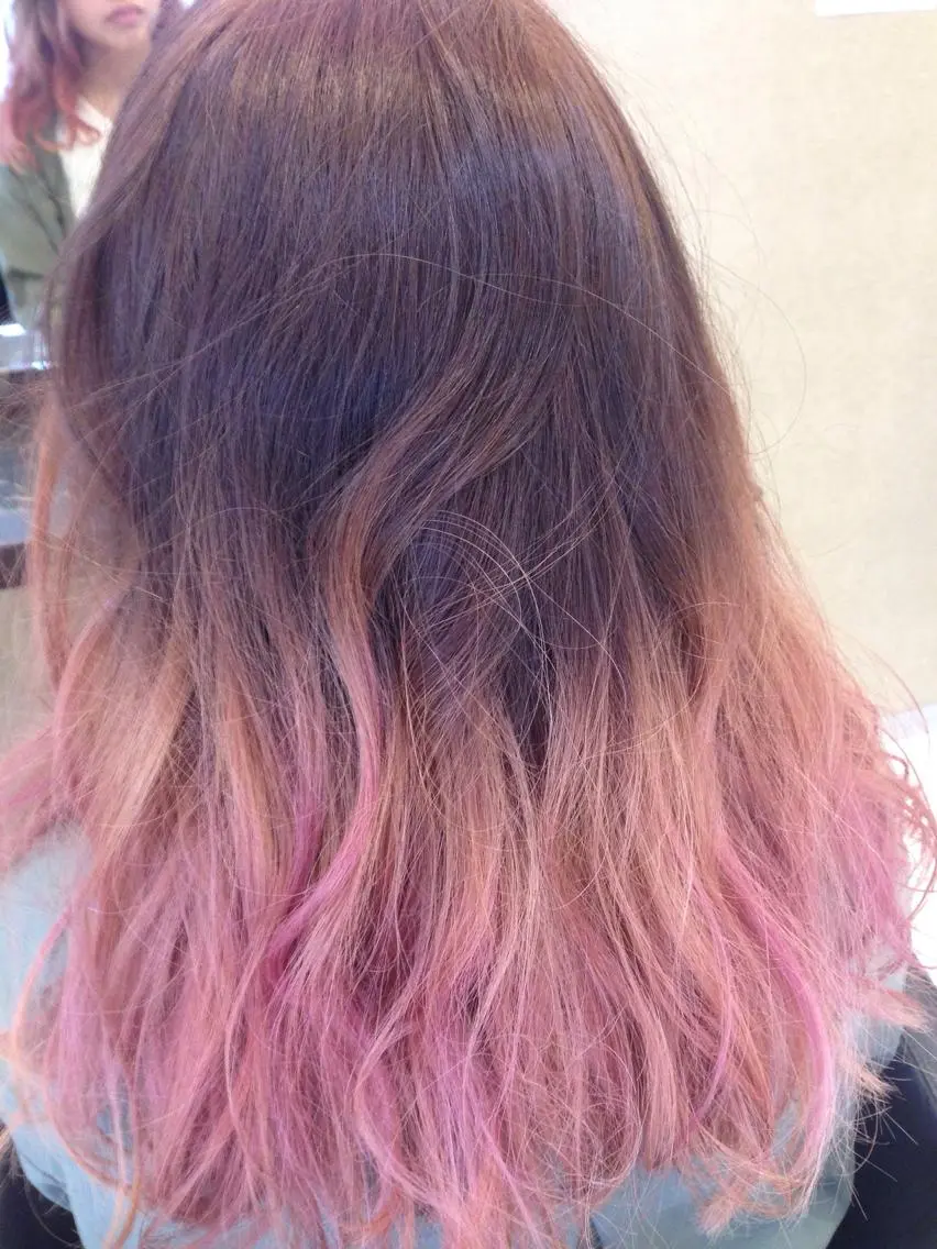 ミディアム カラー ヘアカラー トリートメント 浅川 実行のヘアスタイル