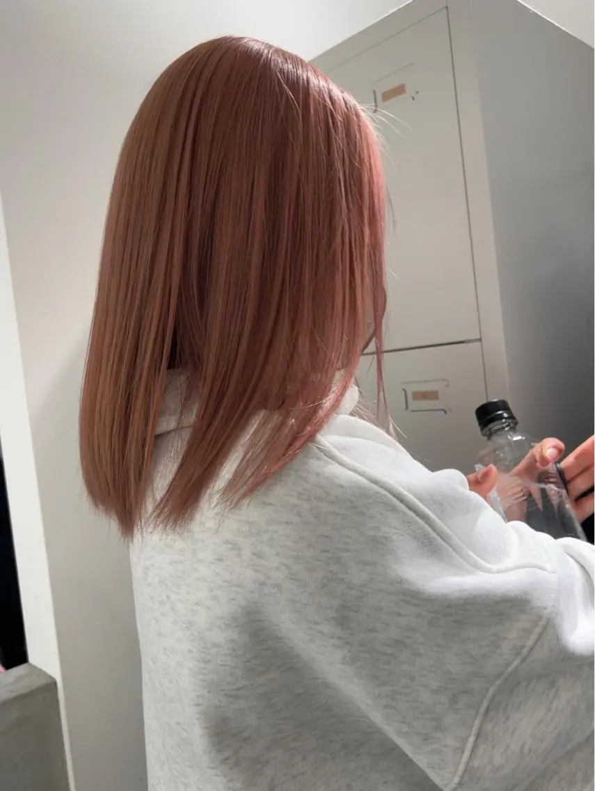カラー バレイヤージュ ベージュカラー ブリーチ ケアブリーチ ダブルカラー okumura makiのヘアスタイル