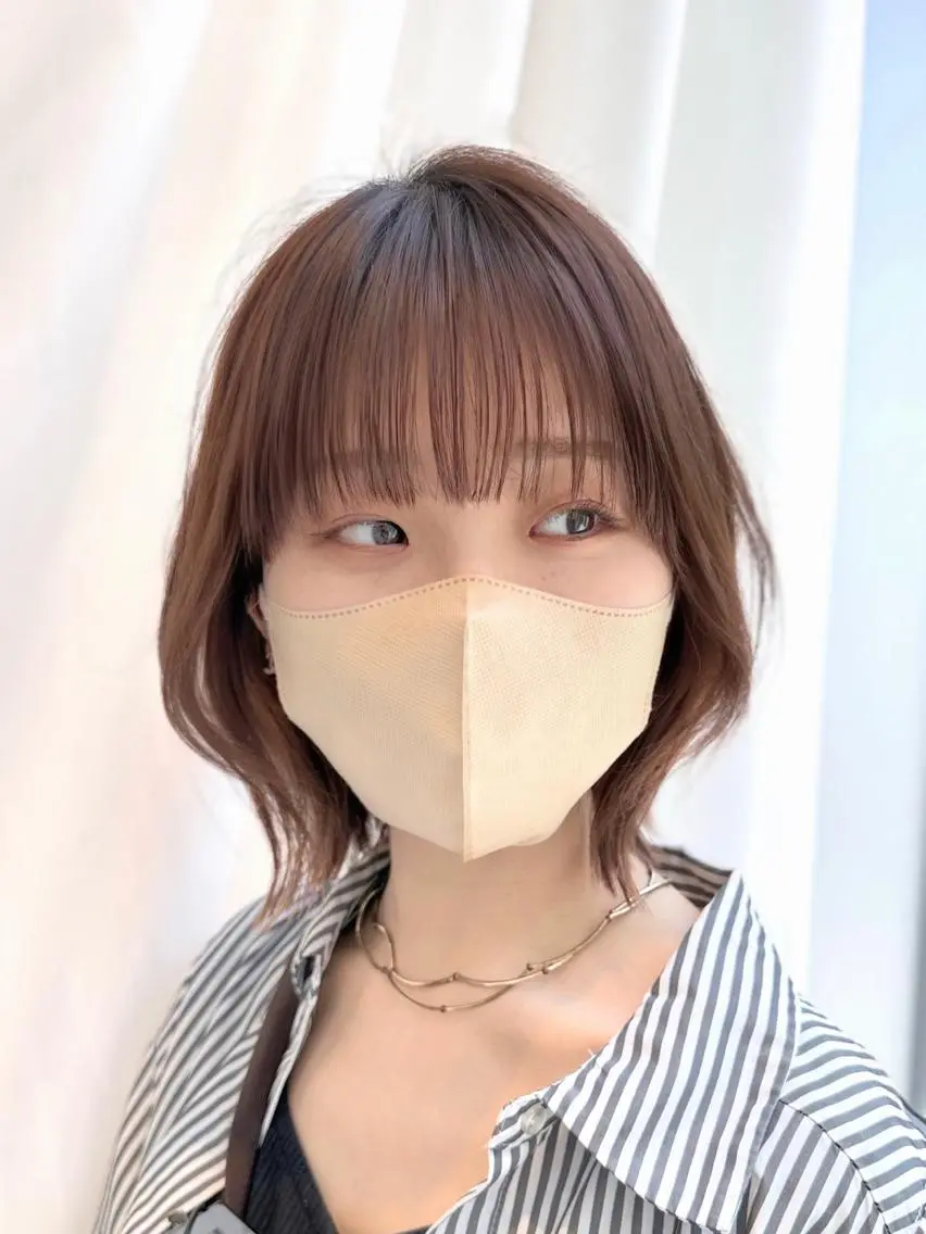 ミディアム カラー パーマ ヘアアレンジ レイヤーカット/ボブ /縮毛矯正✨大輝のヘアスタイル