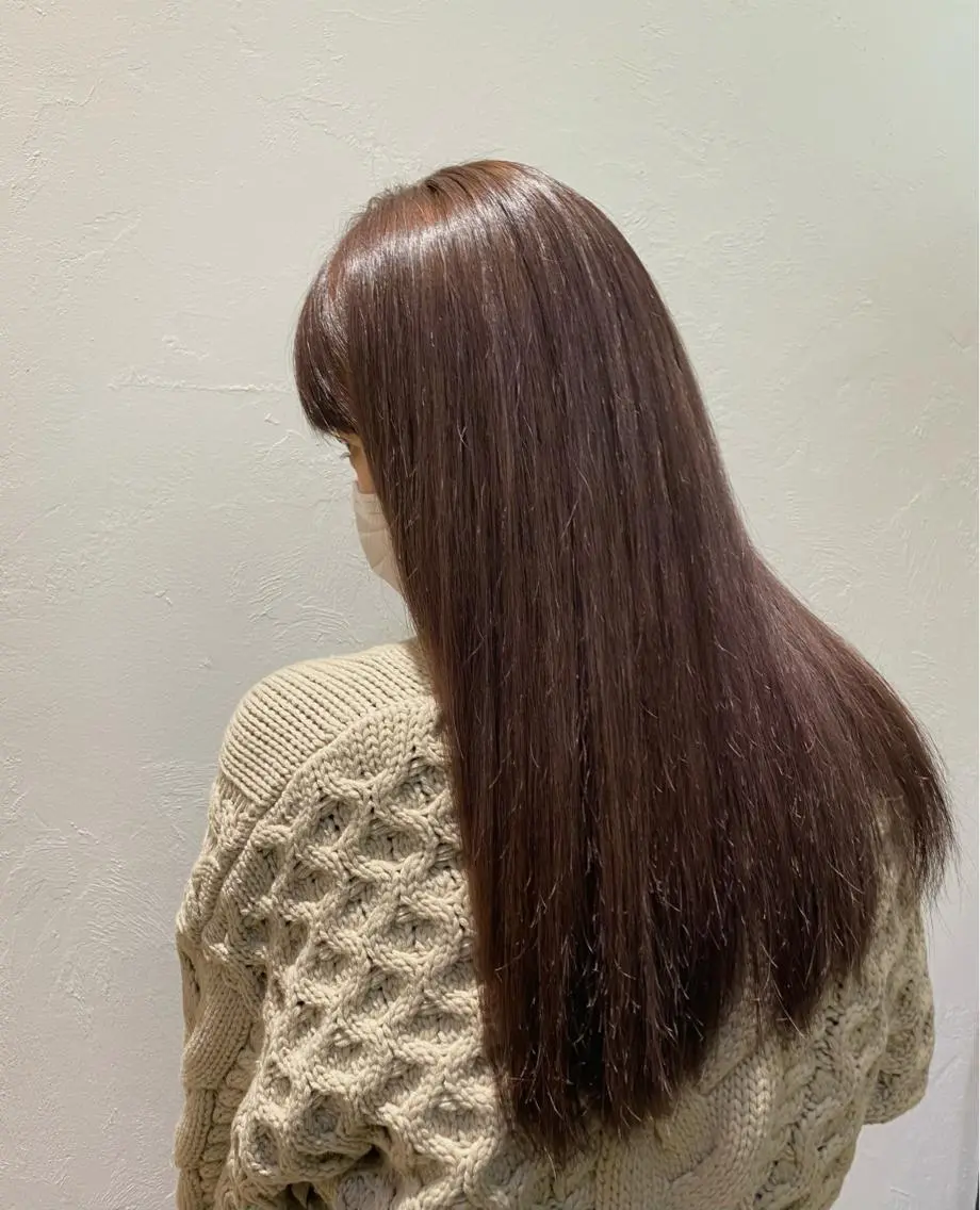 セミロング ショート& パーマ　坂本のヘアスタイル