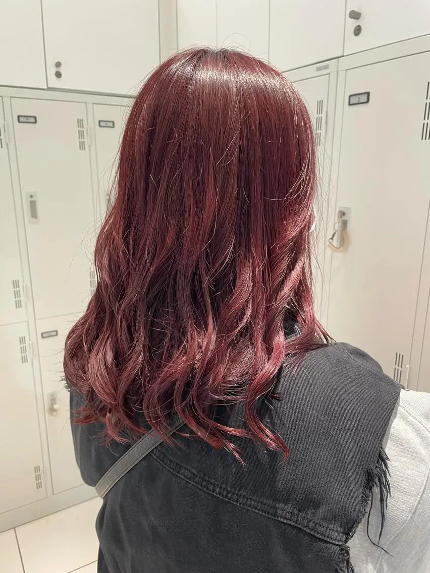 セミロング 💗モデルカット 募集中のヘアスタイル
