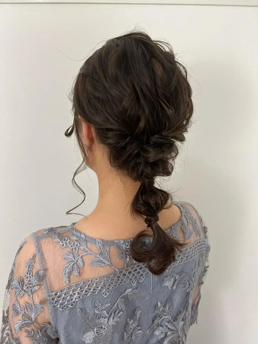 ヘアアレンジ 麻優 ヘアセットのヘアスタイル