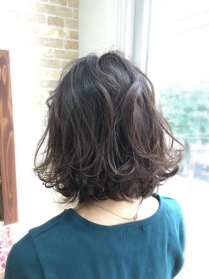 ミディアム パーマ ✨大人美人ショート✨ 店長 藤井一輝のヘアスタイル