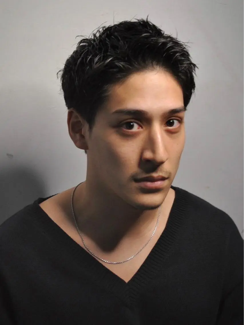 ショート メンズ 木下 紗綾のヘアスタイル