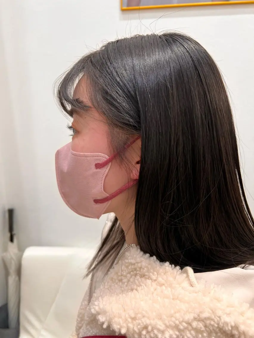 ミディアム カラー パーマ ヘアアレンジ キッズ ネイル マツエク・マツパ アイブロウ トリートメント 堀井 凌平のヘアスタイル