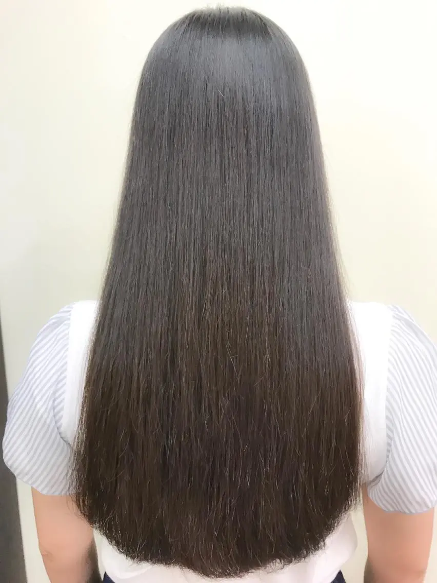ロング ブリーチでもできる 縮毛矯正相原慎🌈のヘアスタイル