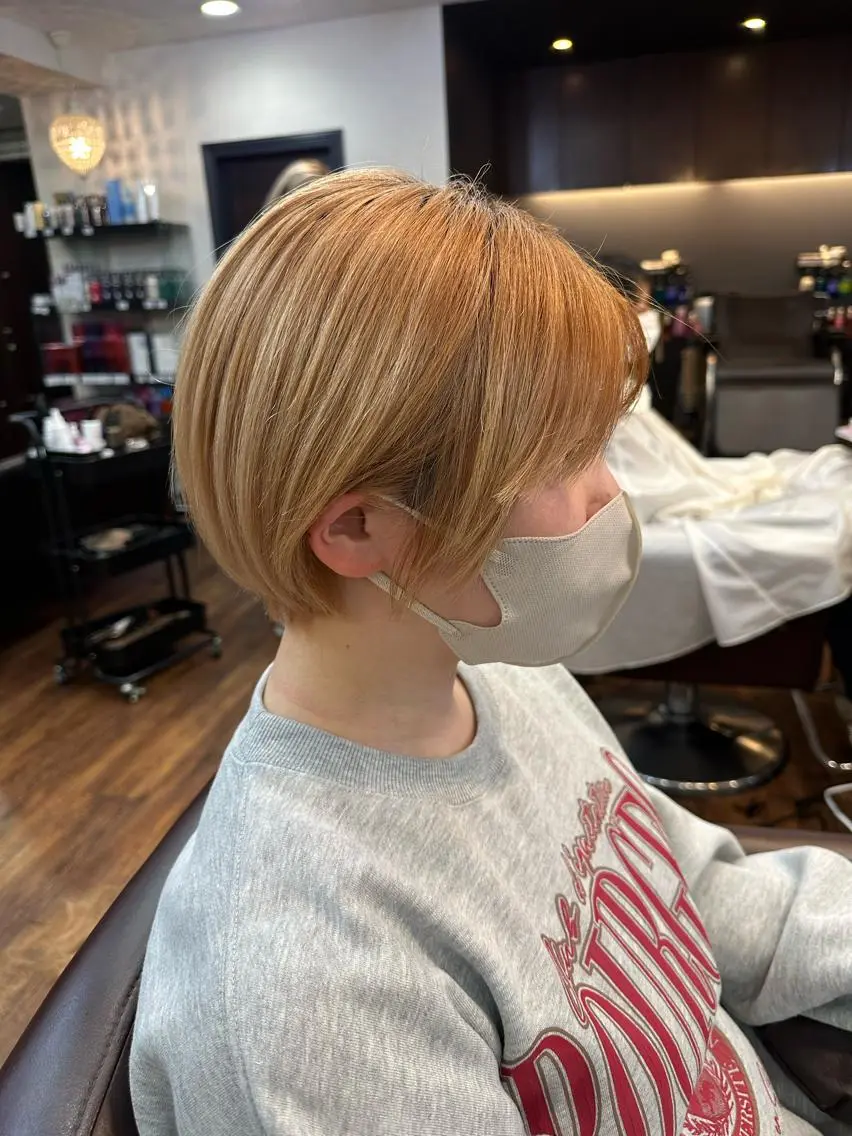 ショート ショートヘア カット トリートメント 大人可愛いレイヤー 大田のヘアスタイル