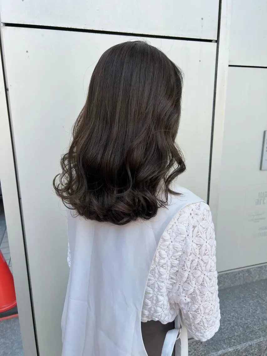 セミロング 似合わせヘア🫶🏻 つきいてるみのヘアスタイル