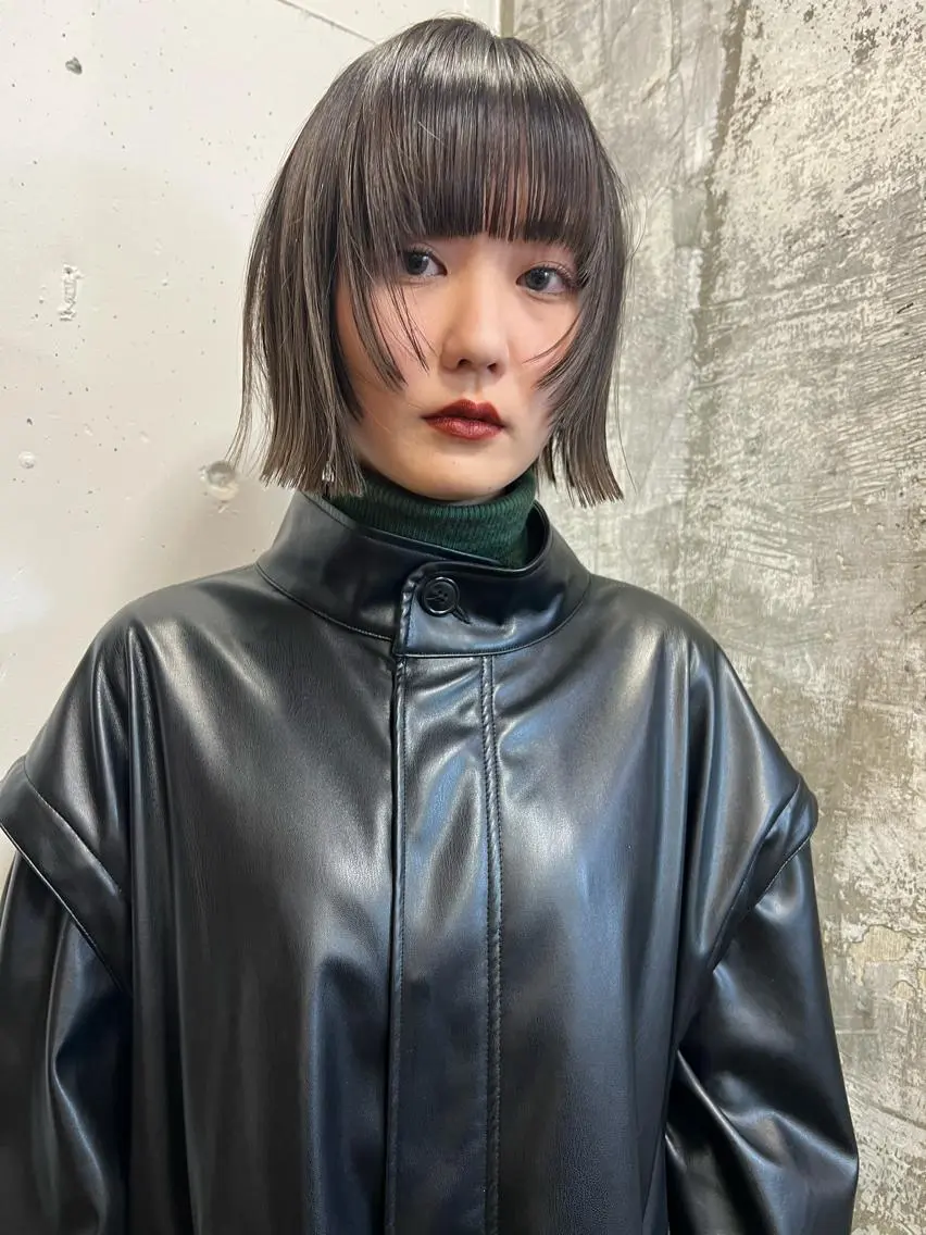 ミディアム ヘアアレンジ ハッシュレイヤー ༊*·˚ リナのヘアスタイル