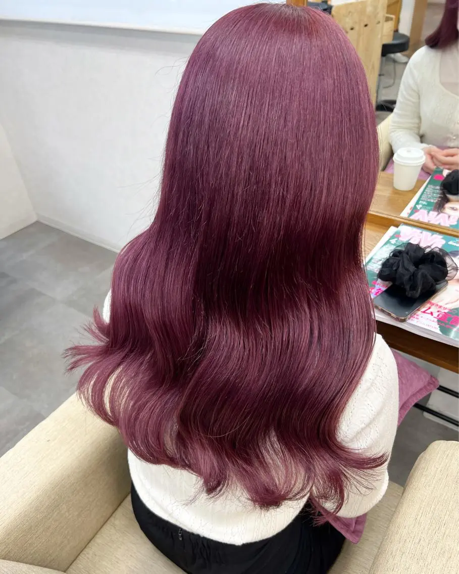 ロング たかはし るなのヘアスタイル