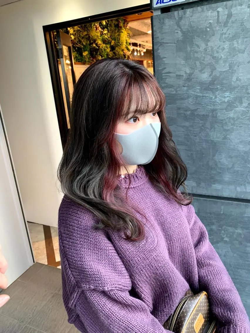 ロング カラー インナーカラー 髪質改善/白髪ぼかし KENTAのヘアスタイル