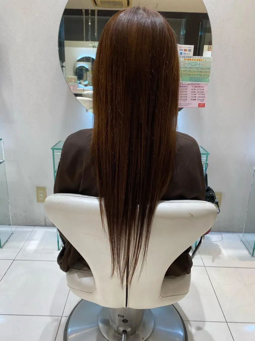 ロング カラー 髪質改善・縮毛矯正 白根凌二のヘアスタイル