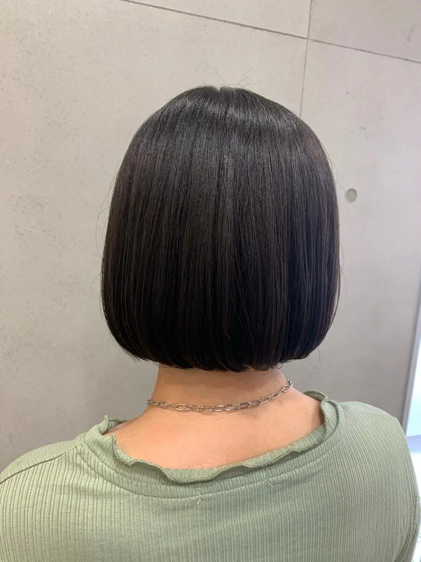 ショート ボブ おせ ちさとのヘアスタイル