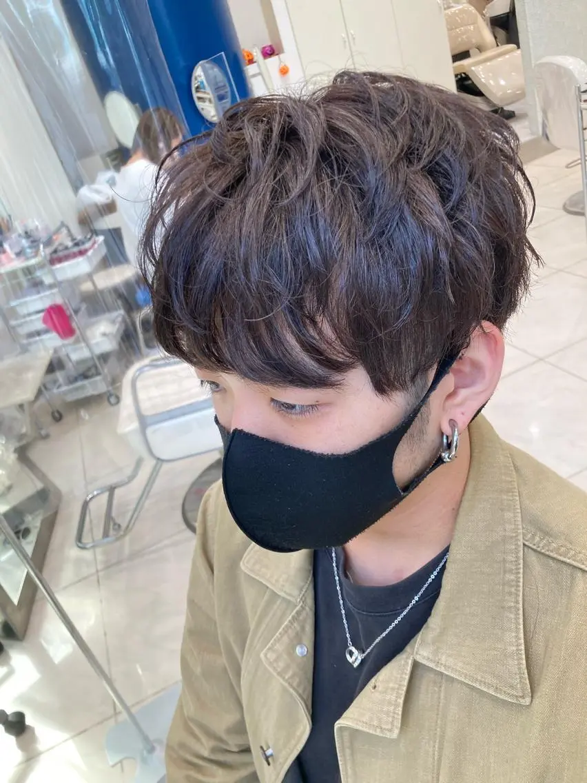 メンズ マッシュ カット 髪質改善 カミムラのヘアスタイル