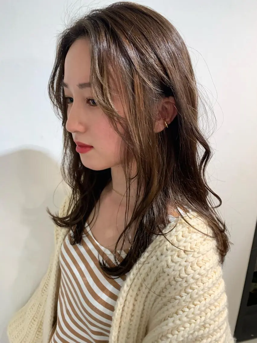 ロング カラー アッシュ 柔らかいカラー🎀 rinaのヘアスタイル