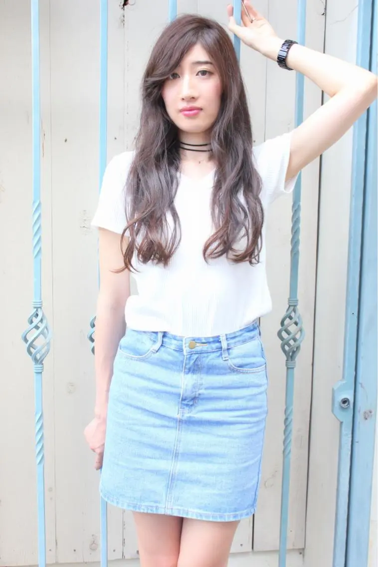 ロング カラー パーマ デジタルパーマ 代表　YUKI ☆のヘアスタイル
