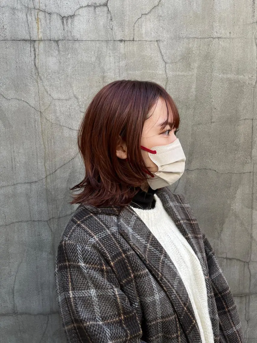 セミロング カラー 🫧透明感カラー🫧 SHINSEIのヘアスタイル