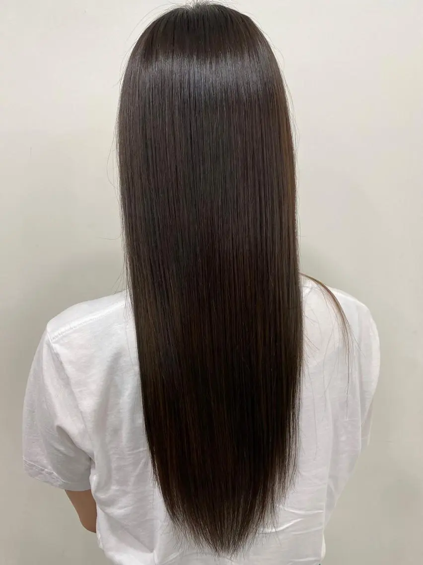 ロング 髪質改善 トリートメント カット トリートメント 【髪質改善】に特化 オリーブオイルクラブのヘアスタイル