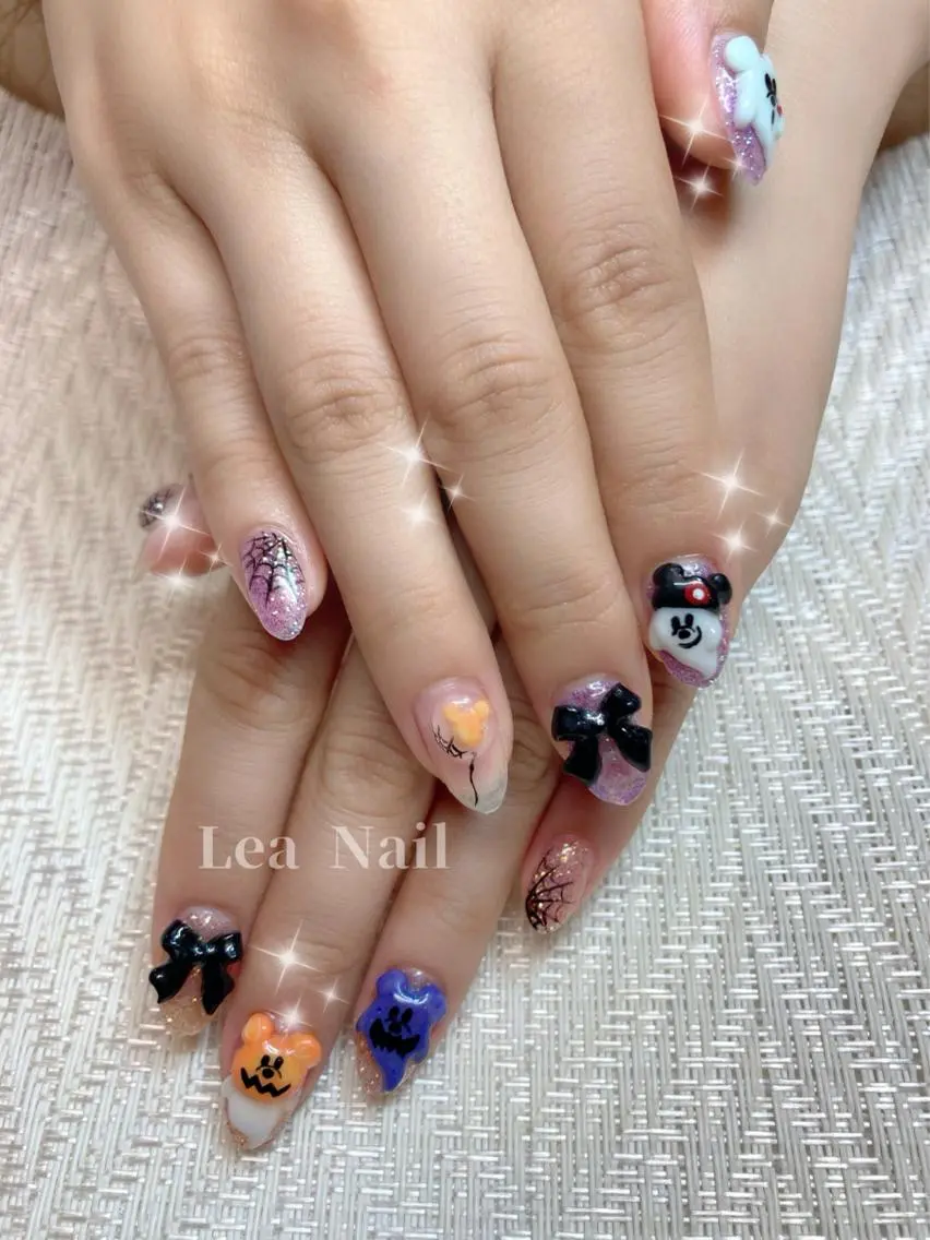 ネイル ハロウィン Lea Nailのネイルデザイン