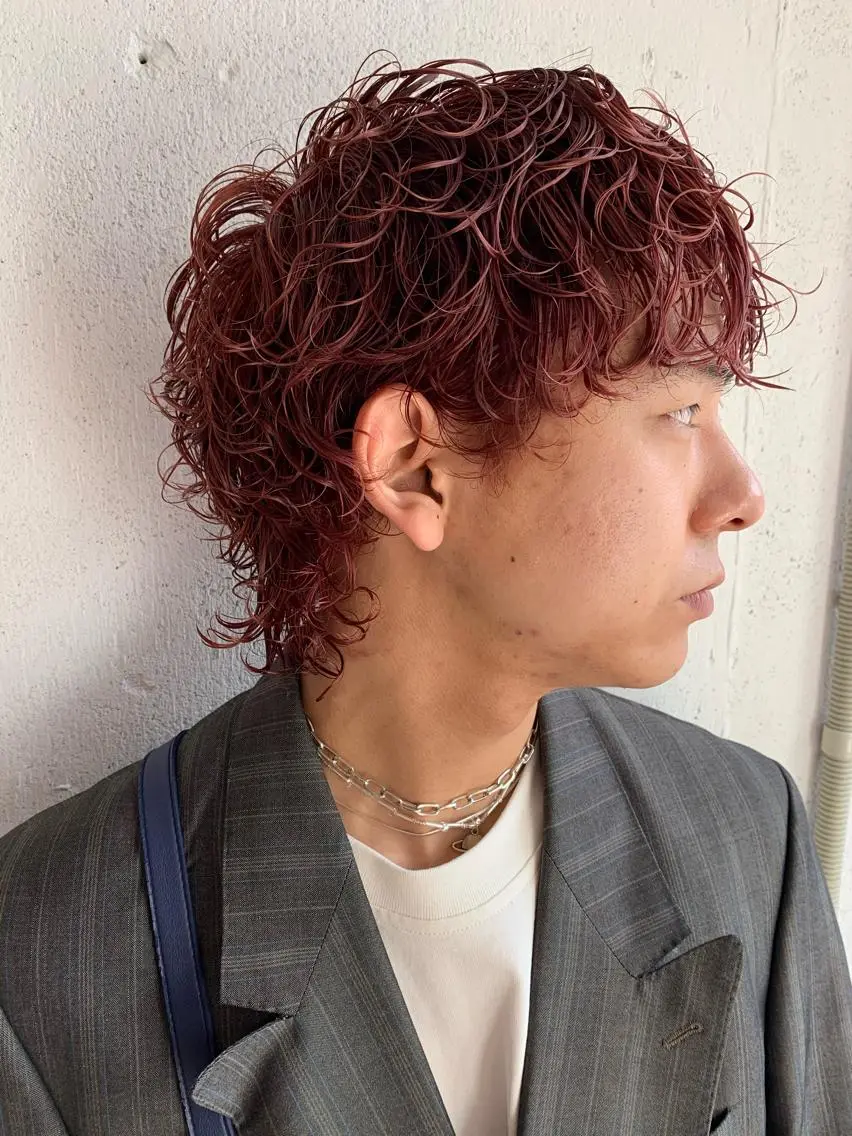 ショート カラー ウルフカット カット ヘアカラー トリートメント シノザキ/薬院/ボブ /メンズパーマのヘアスタイル