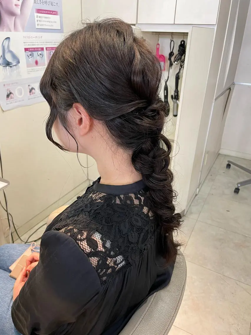 ヘアアレンジ ヘアセット 本田 卓也のヘアスタイル
