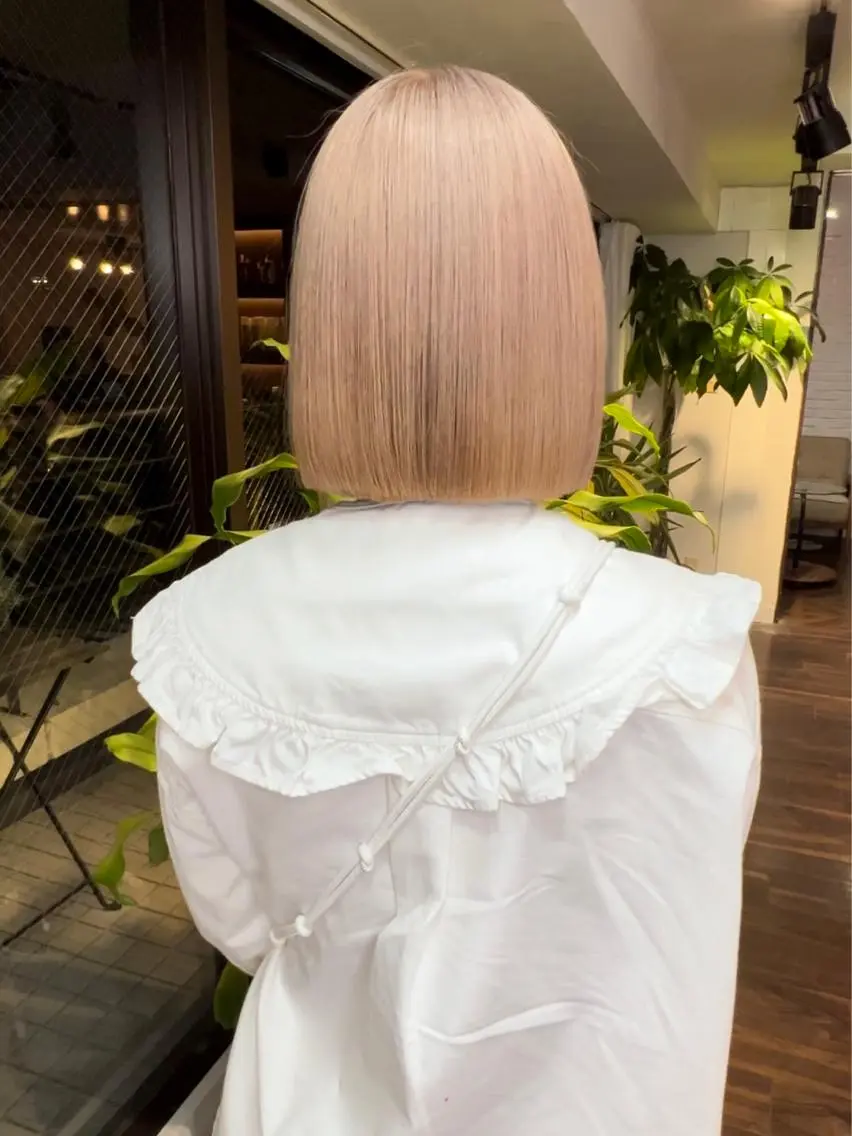 ショート カラー ブリーチ ケアブリーチ ダブルカラー ハイトーンカラー イルミナカラー 🧡色落ちまで2度 楽しめる🧡ヨシキのヘアスタイル