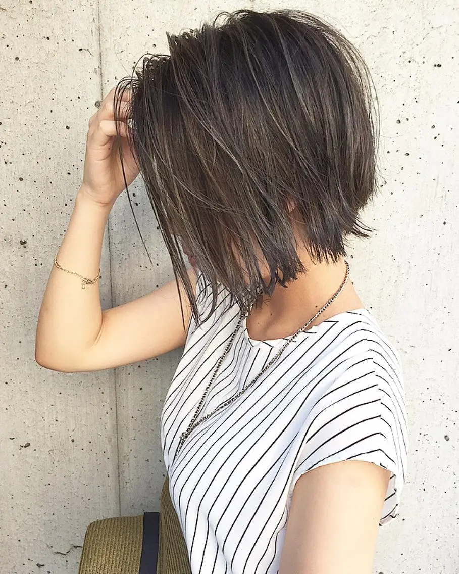 ショート カラー パーマ ヘアアレンジ メンズ キッズ ネイル マツエク・マツパ メンズブリーチ メンズハイライト メンズインナーカラー アクアカラー ブリーチ 顔まわりレイヤー× 韓国ヘアオタベシンヤのヘアスタイル