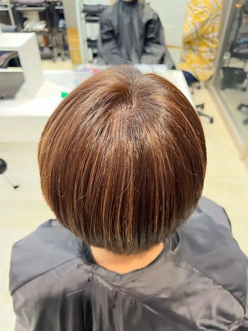 ショート カラー メンズ Miloc那覇店 Aino【髪質改善】のヘアスタイル