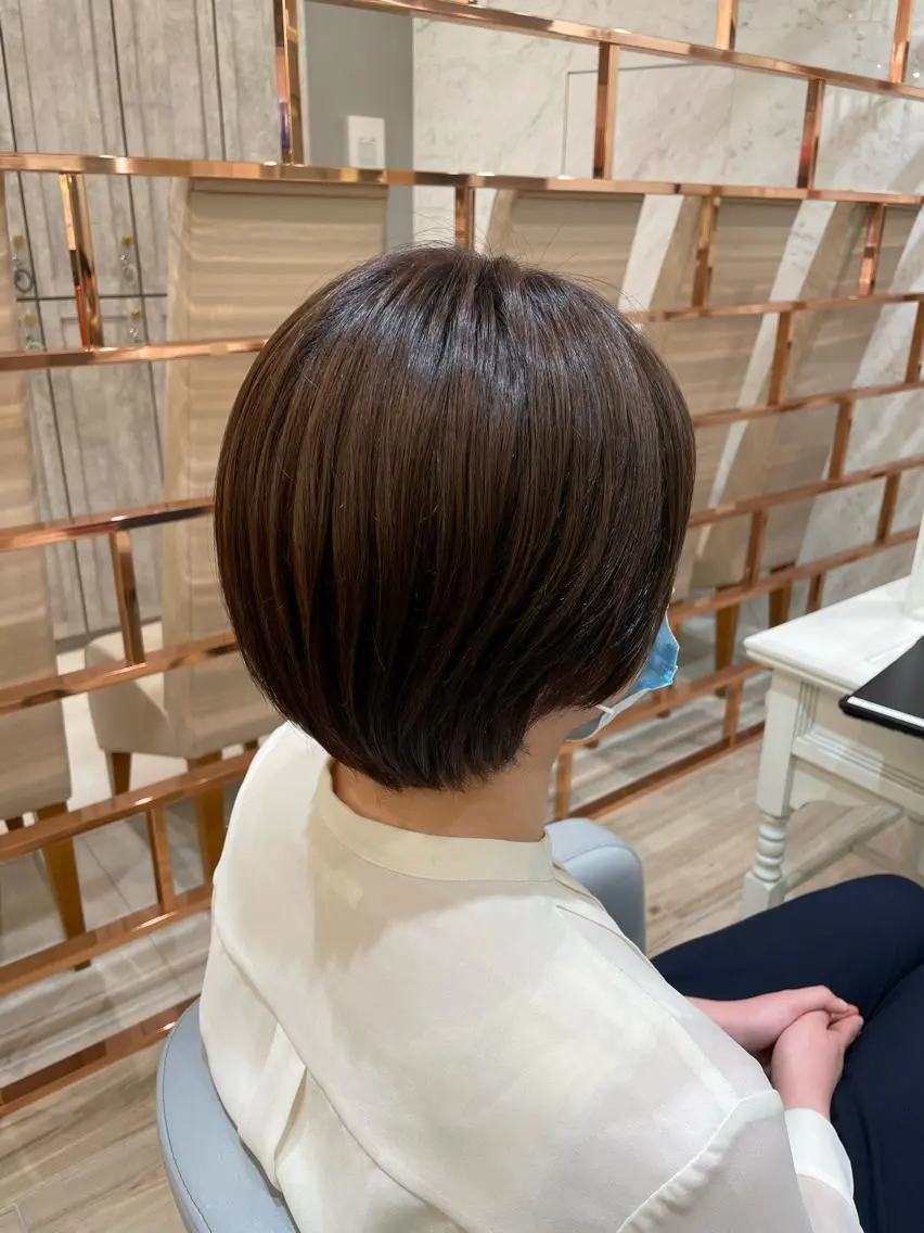 ショート ショートヘア 神野 れなのヘアスタイル