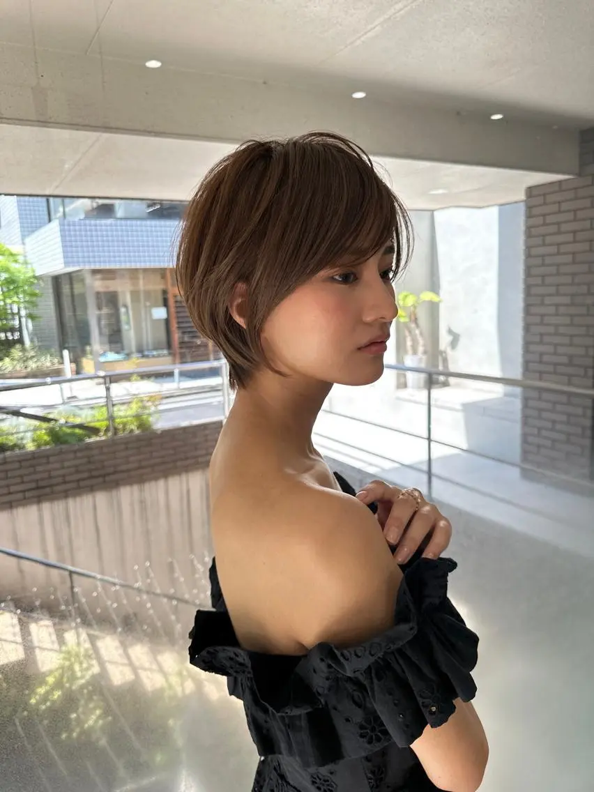 ショート カラー 🫧似合わせショート イシダ🫧のヘアスタイル